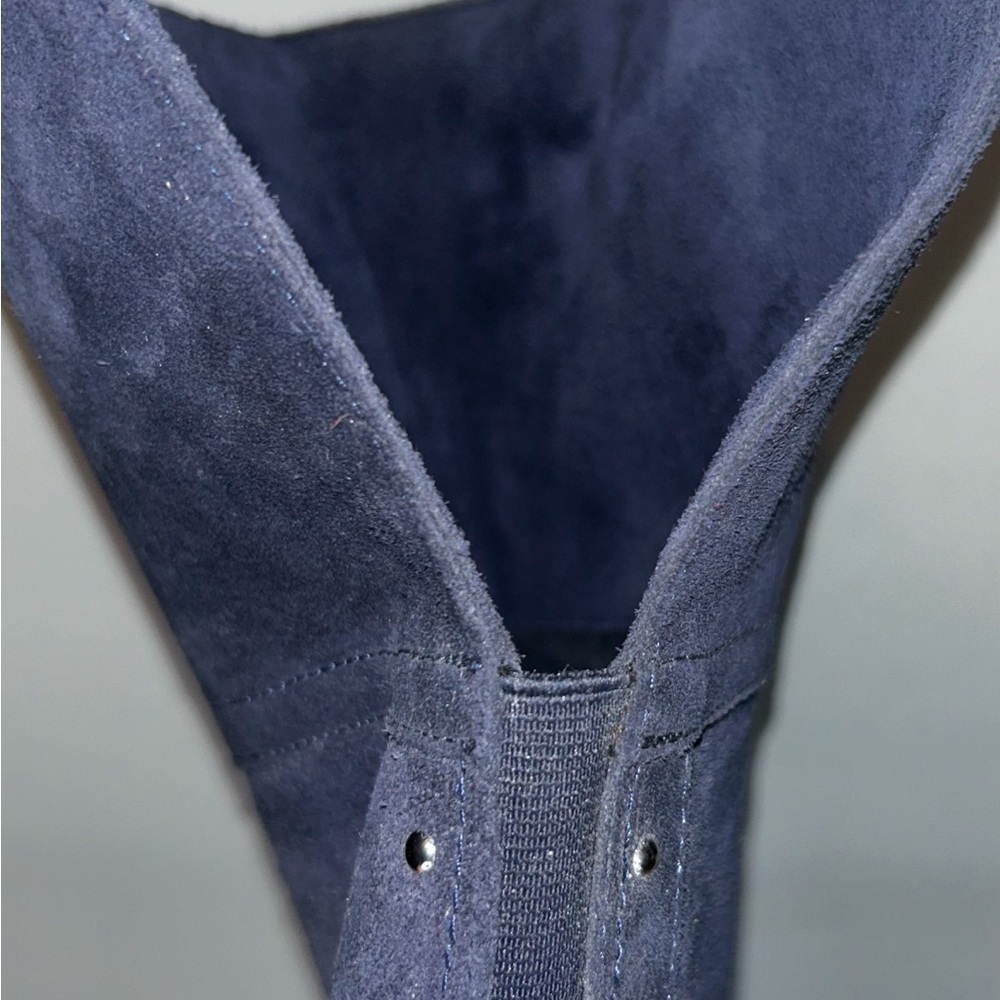Euc Vince Camuto Briella blue suede knee high boots - Picture 5 of 10
